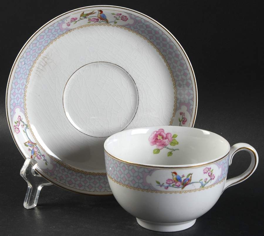 JB495 Footed Cup & Saucer Set by Johnson Brothers-1