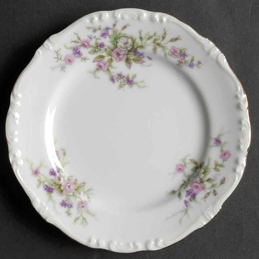 Forget Me Not Pink (#18002) Bread & Butter Plate by Japan-1