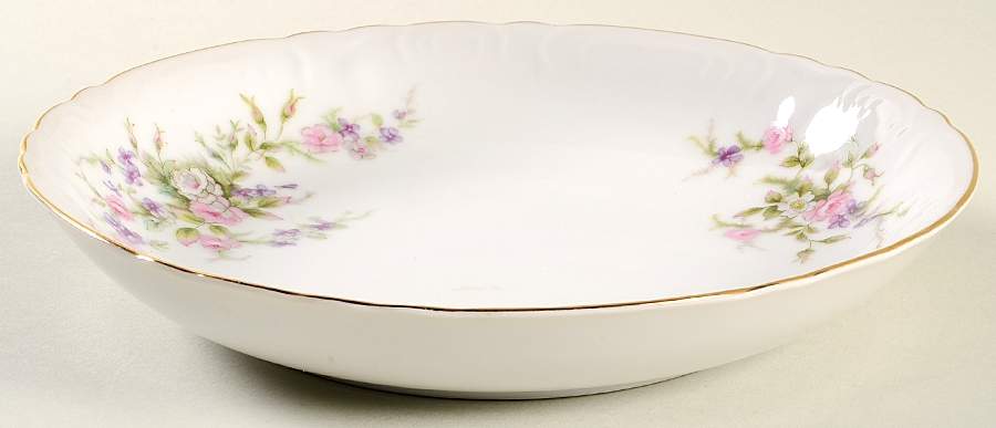 Forget Me Not Pink (#18002) Coupe Soup Bowl by Japan-1