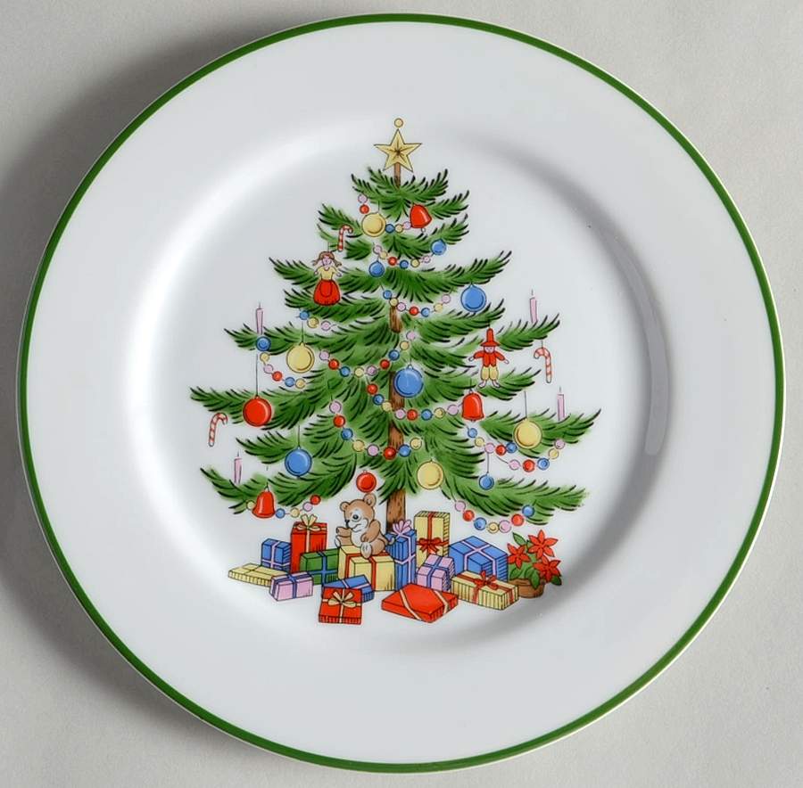 Christmas Collection Salad Plate by Japan-1