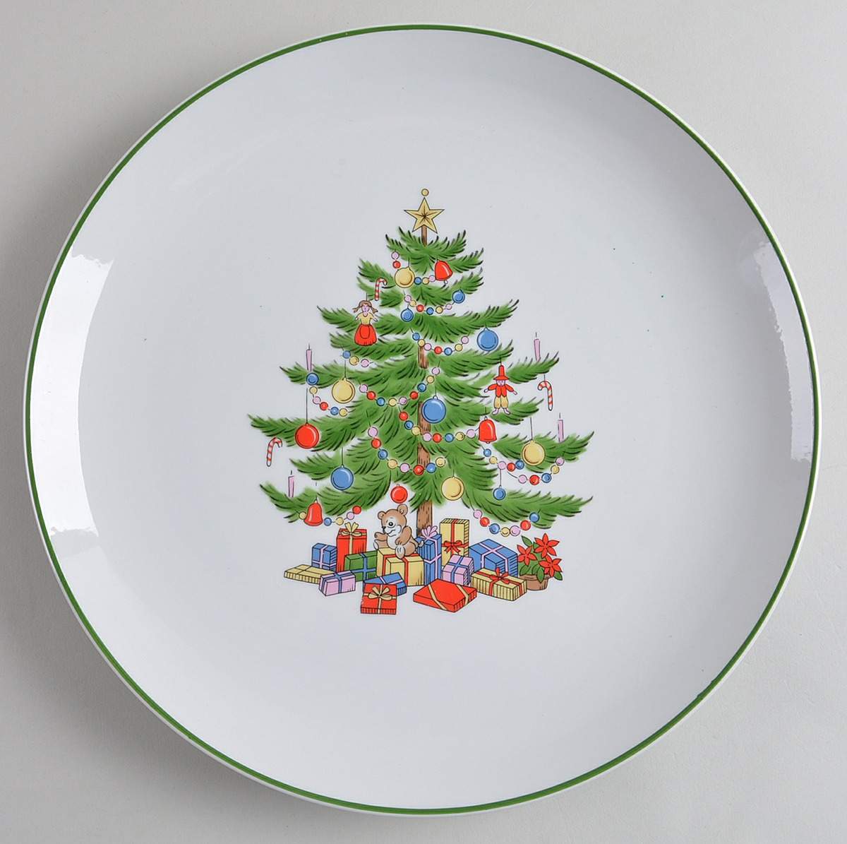 Christmas Collection 12" Chop Plate (Round Platter) by Japan-1