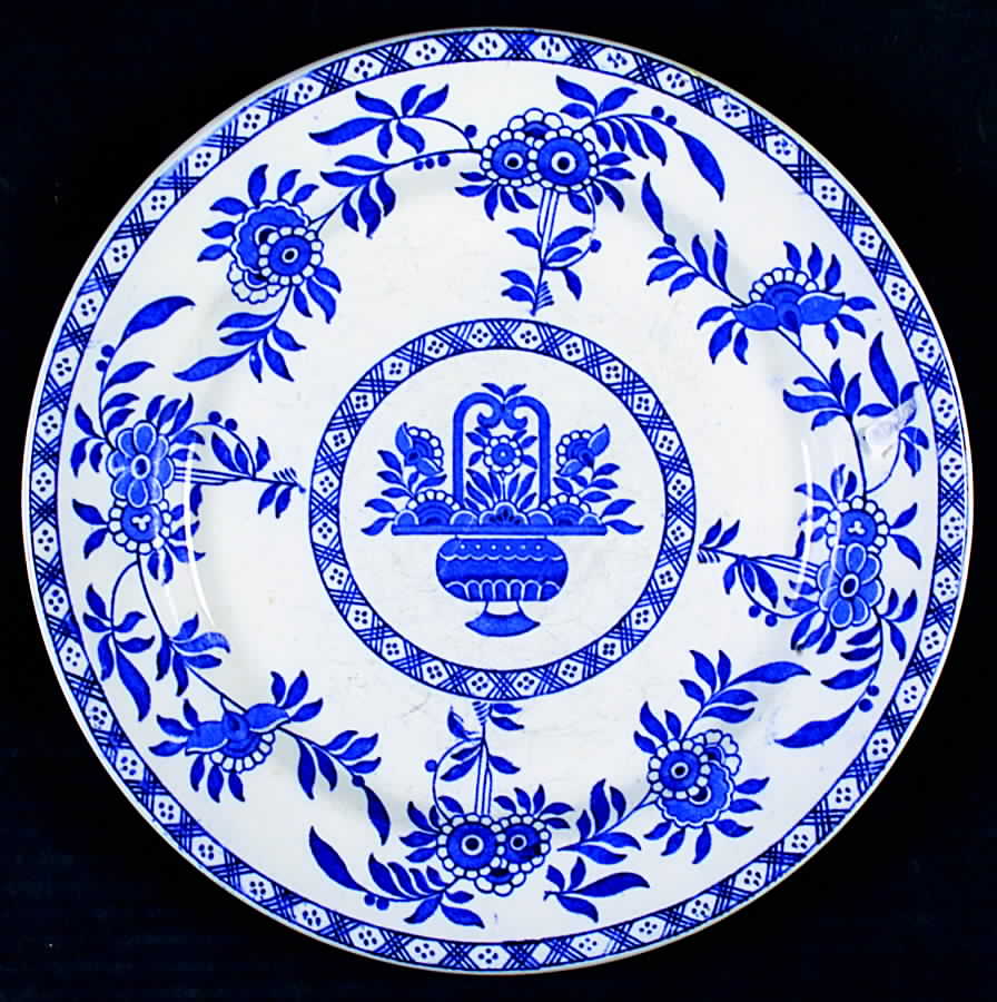 Delph Dinner Plate by James M Shaw-1