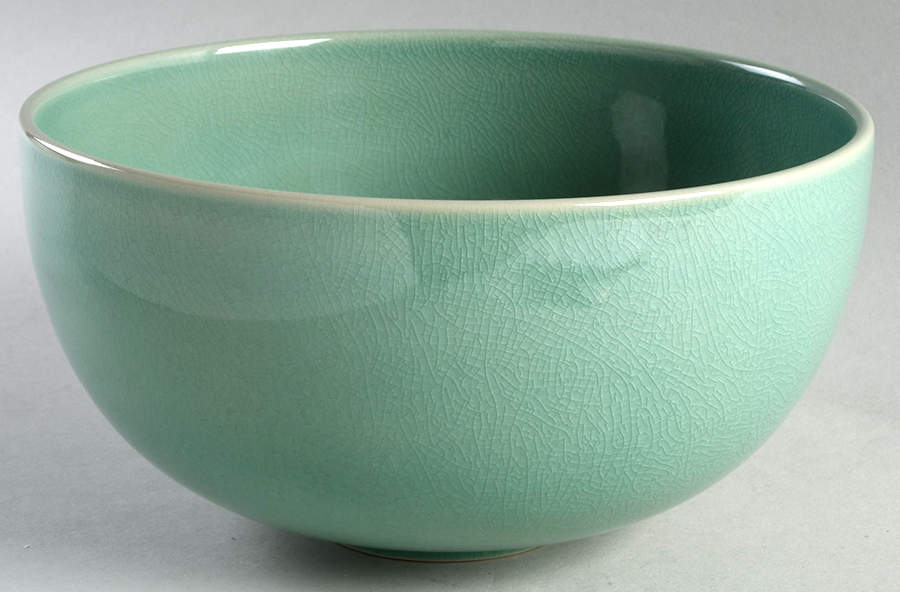 Basique Green 9" Salad Serving Bowl by Jars-France-1