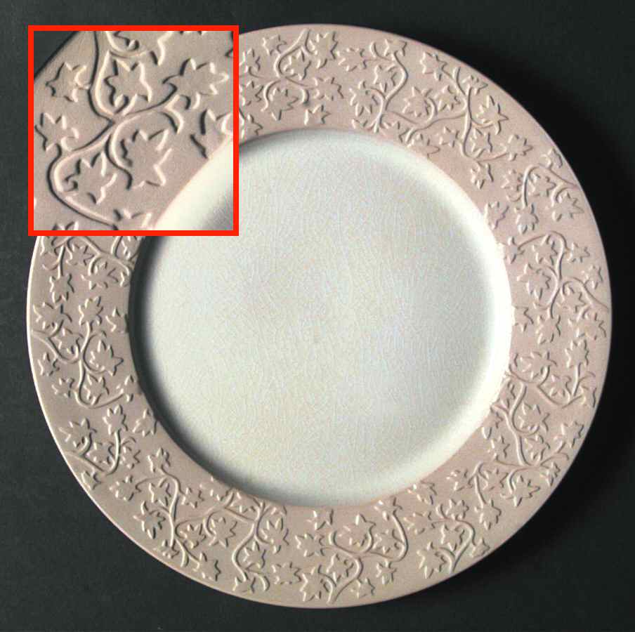 Nagar Brown White Dinner Plate by Jars-France-1