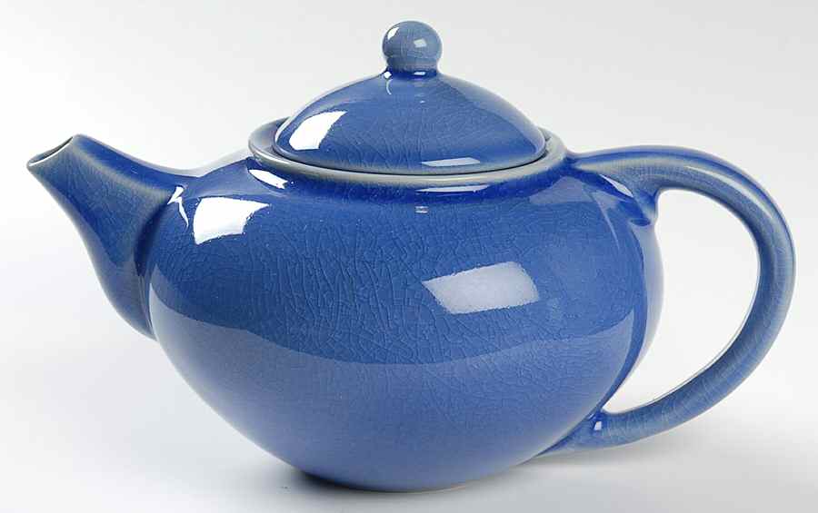 Basique Blue Teapot & Lid by Jars-France-1