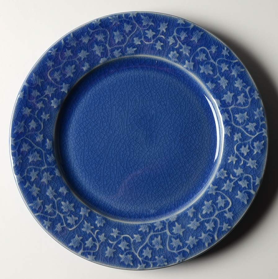 Nagar Blue Salad Plate by Jars-France-1