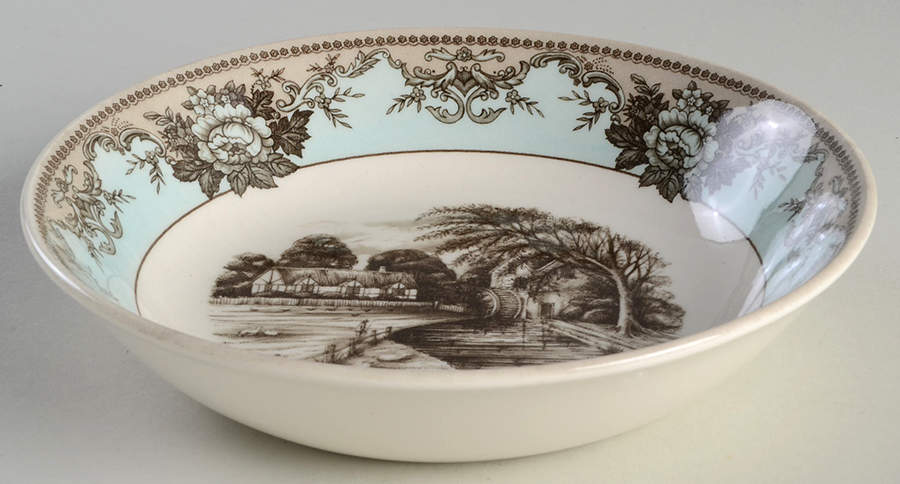 River Scenes Soup/Cereal Bowl by Johnson Brothers-1