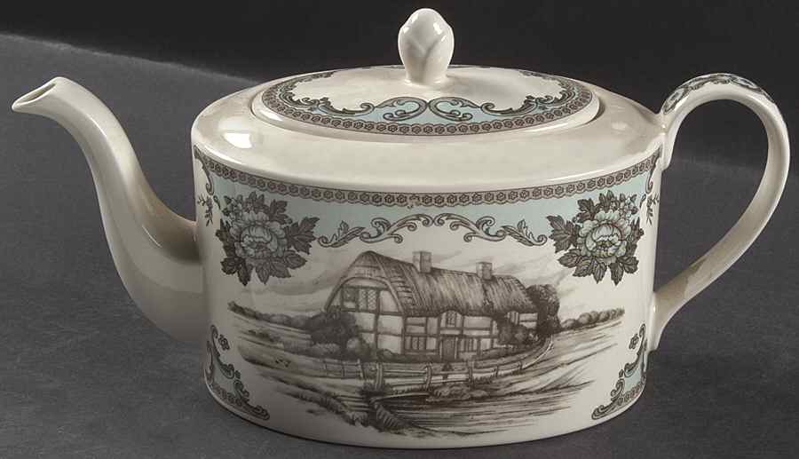 River Scenes Teapot & Lid by Johnson Brothers-1