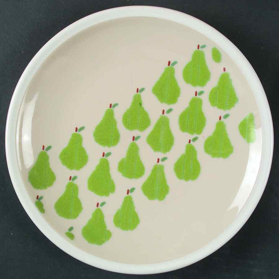Whipped Cream & Glazed Pear Dinner Plate by Jepcor-1