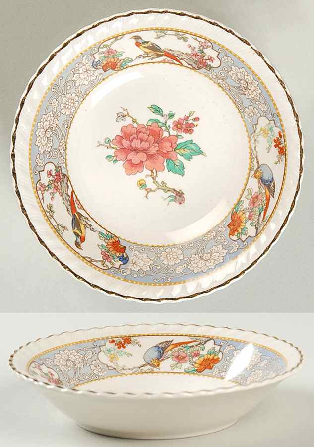 The Vigo (Ribbed, Old English) Fruit/Dessert (Sauce) Bowl by Johnson Brothers-1