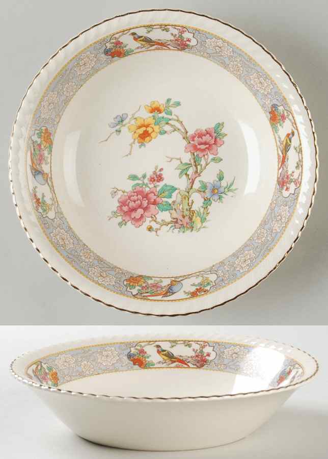 The Vigo (Ribbed, Old English) Coupe Soup Bowl by Johnson Brothers-1
