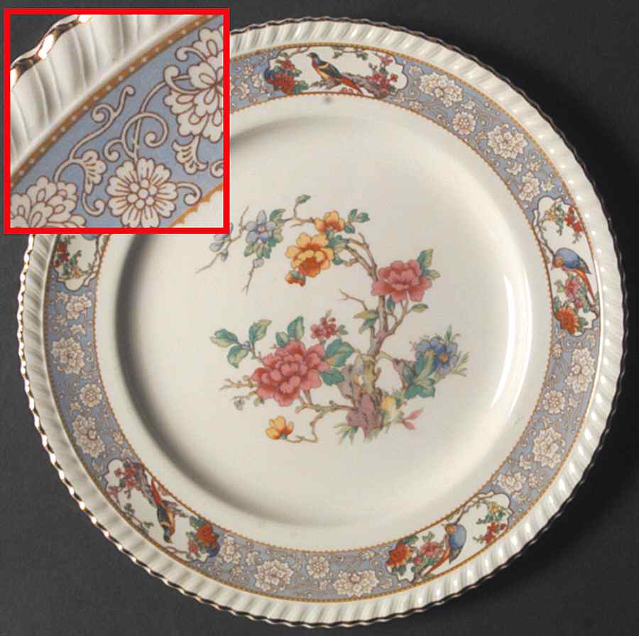 The Vigo (Ribbed, Old English) Dinner Plate by Johnson Brothers-1