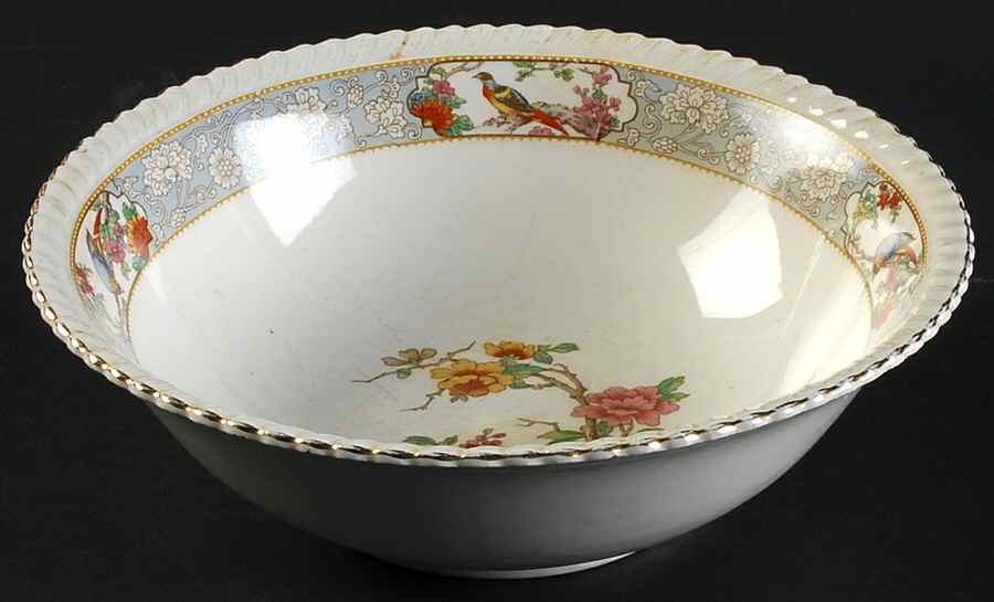 The Vigo (Ribbed, Old English) 8" Round Vegetable Bowl by Johnson Brothers-1