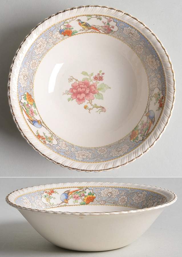 The Vigo (Ribbed, Old English) Coupe Cereal Bowl by Johnson Brothers-1