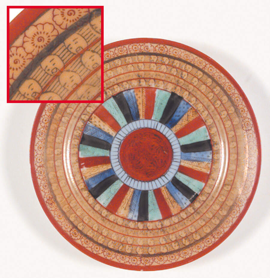 Thousand Faces (No Trim) Dinner Plate by Japan-1