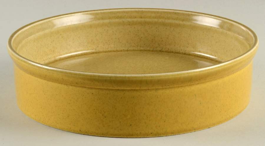 Antique Brown Band 9" Round Vegetable Bowl by Jepcor-1