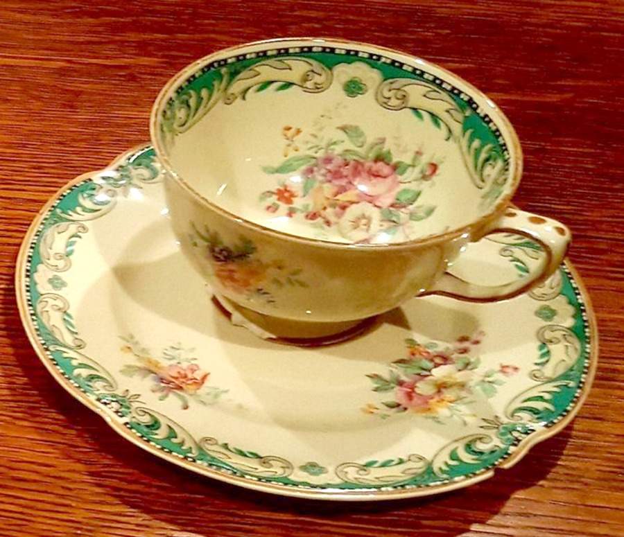 Lenora Footed Cup & Saucer Set by Johnson Brothers-1