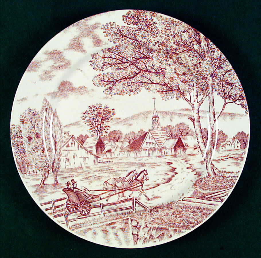 H78-4-1 Dinner Plate by Japan-1