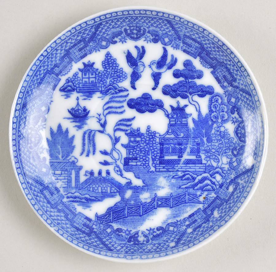 Blue Willow (Made In Japan) Saucer for Demitasse Cup by Japan-1