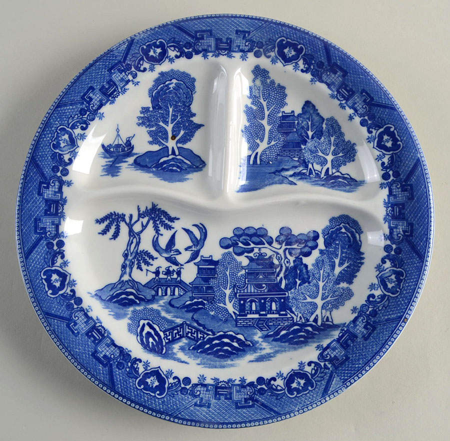 Blue Willow (Made In Japan) Grill Plate by Japan-1