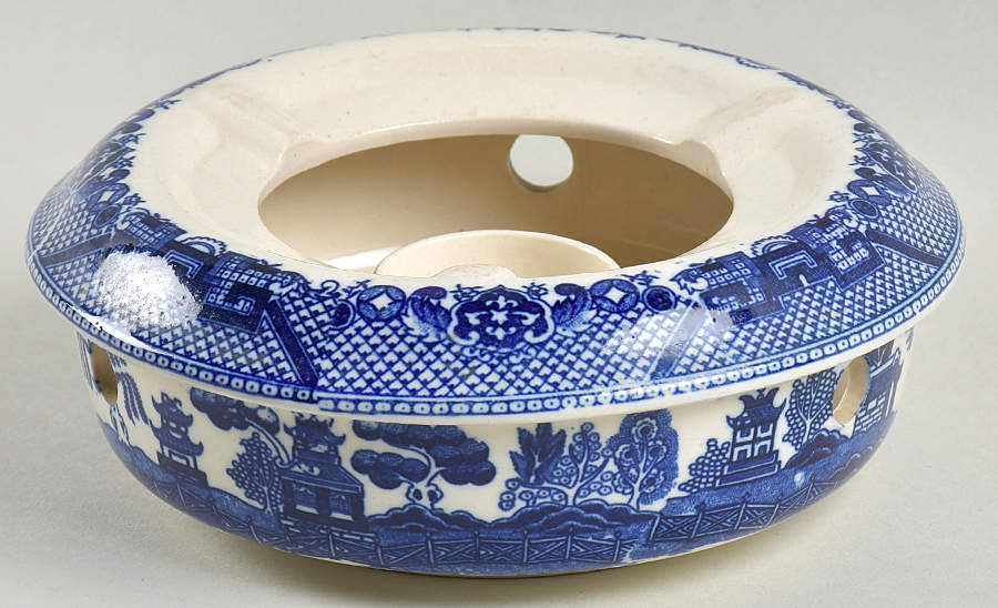 Blue Willow (Made In Japan) China Warmer Stand by Japan-1