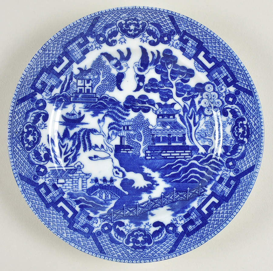 Blue Willow (Made In Japan) Dessert/Pie Plate by Japan-1