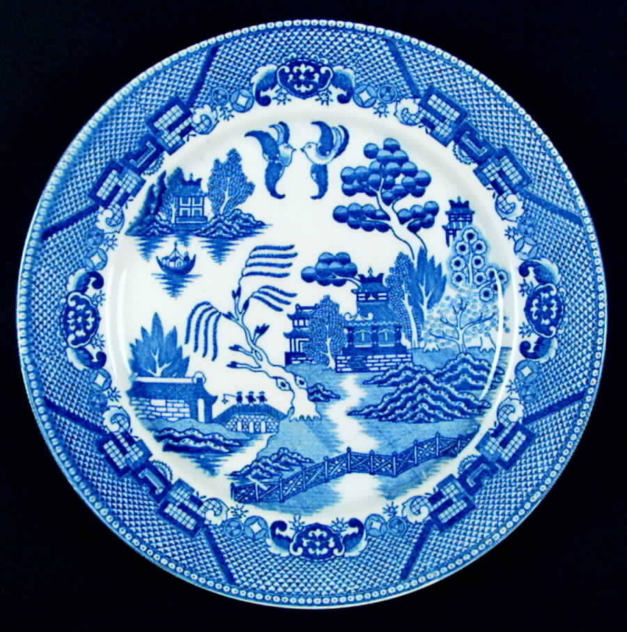 Blue Willow (Made In Japan) Dinner Plate by Japan-1