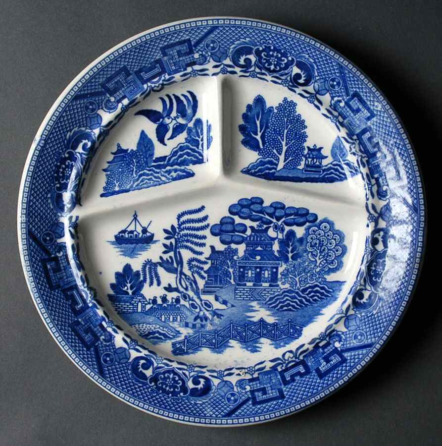 Blue Willow (Made In Japan) Grill Plate by Japan-1