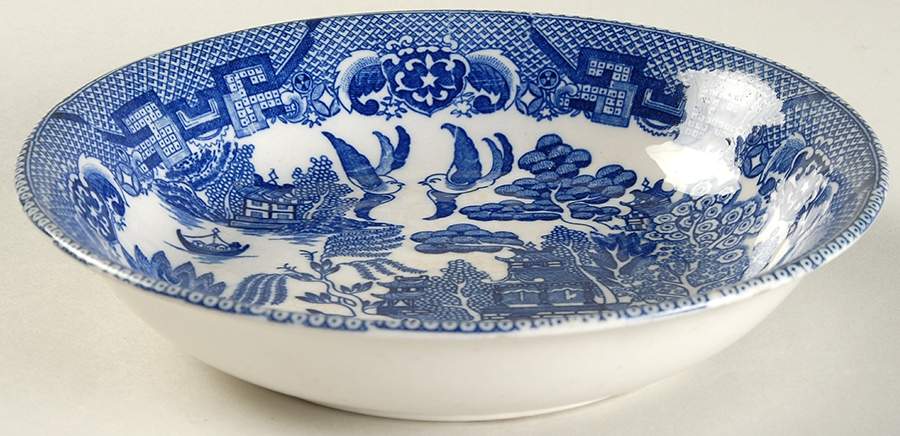 Blue Willow (Made In Japan) Coupe Soup Bowl by Japan-1