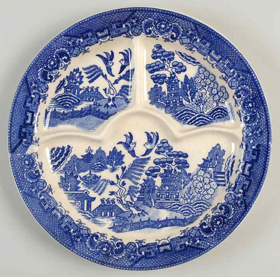 Blue Willow (Made In Japan) Grill Plate by Japan-1