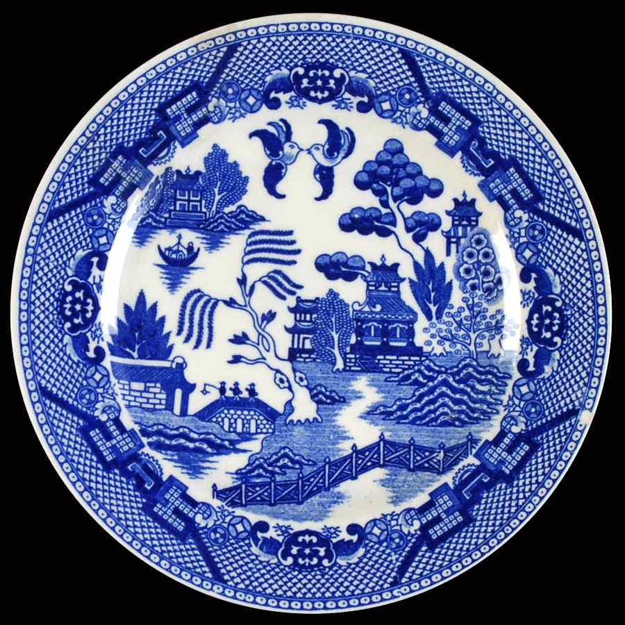 Blue Willow (Made In Japan) Salad Plate by Japan-1