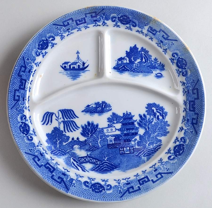 Blue Willow (Made In Japan) Grill Plate by Japan-1