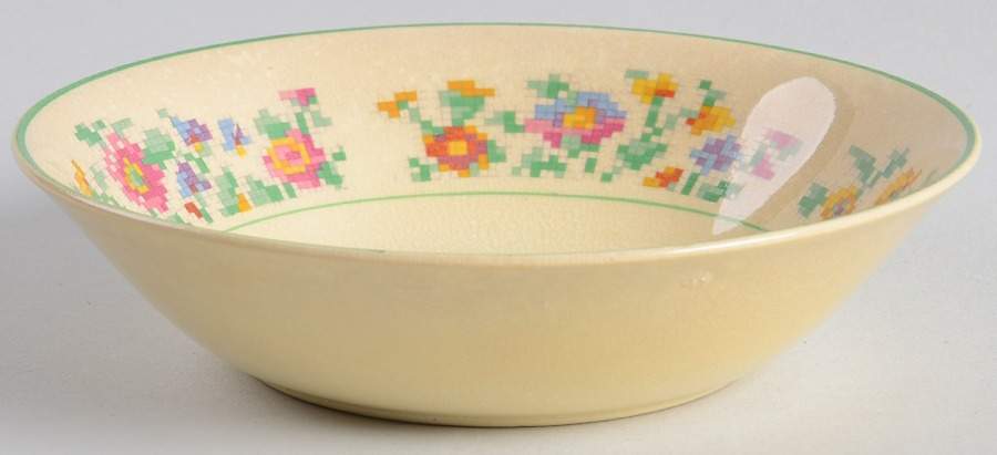 Georgian Nosegay Coupe Cereal Bowl by Johnson Brothers-1