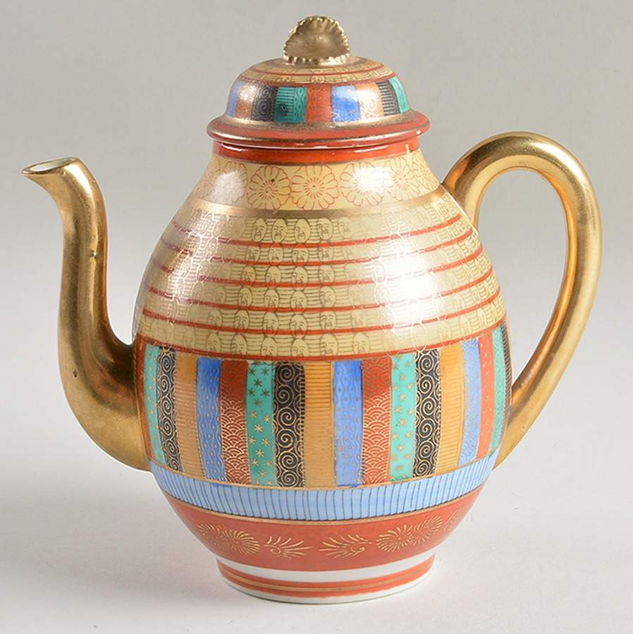 Thousand Faces Mini Coffee Pot & Lid by Japan-1