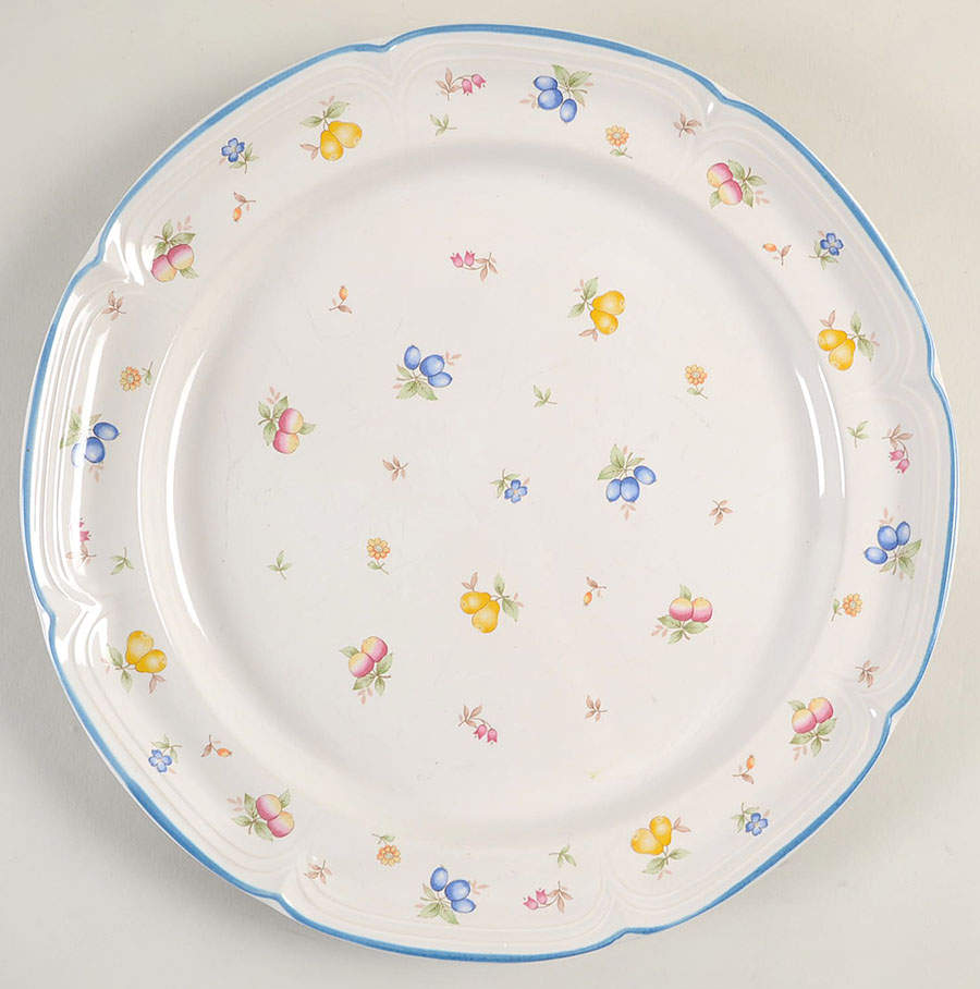 Fruit Chintz 12" Chop Plate (Round Platter) by Japan-1