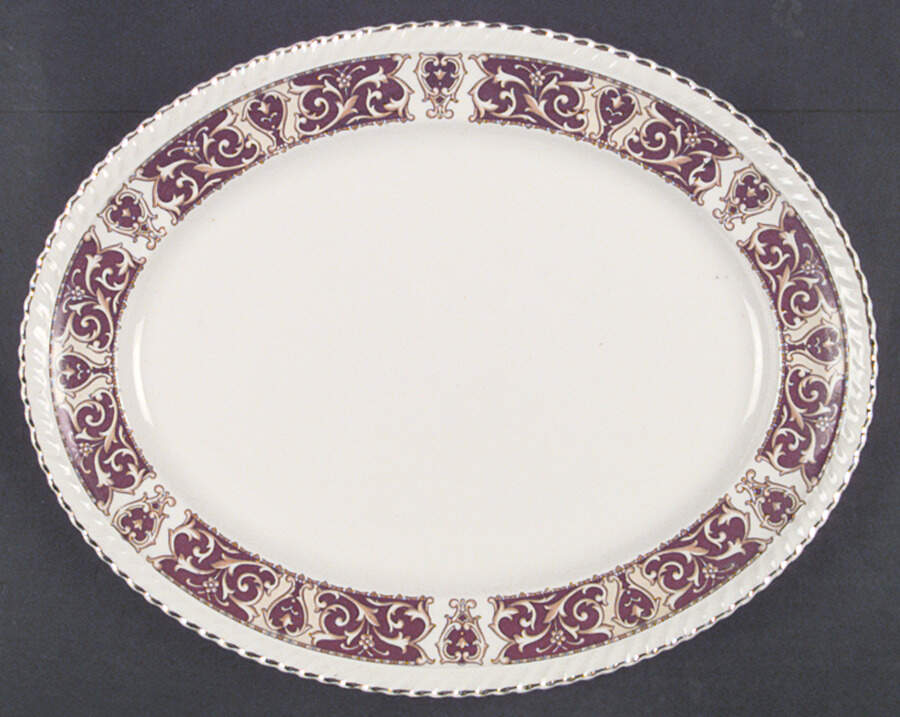 JB553 12" Oval Serving Platter by Johnson Brothers-1