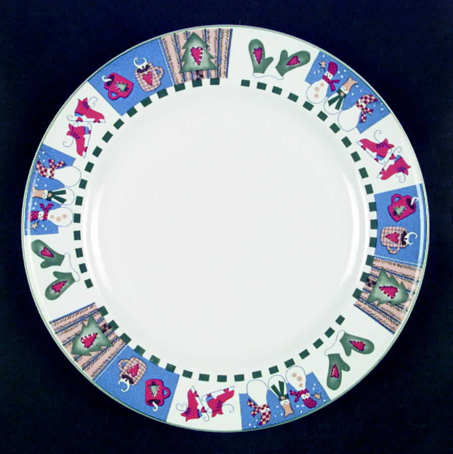 Welcome Winter Dinner Plate by RO Gregg-1