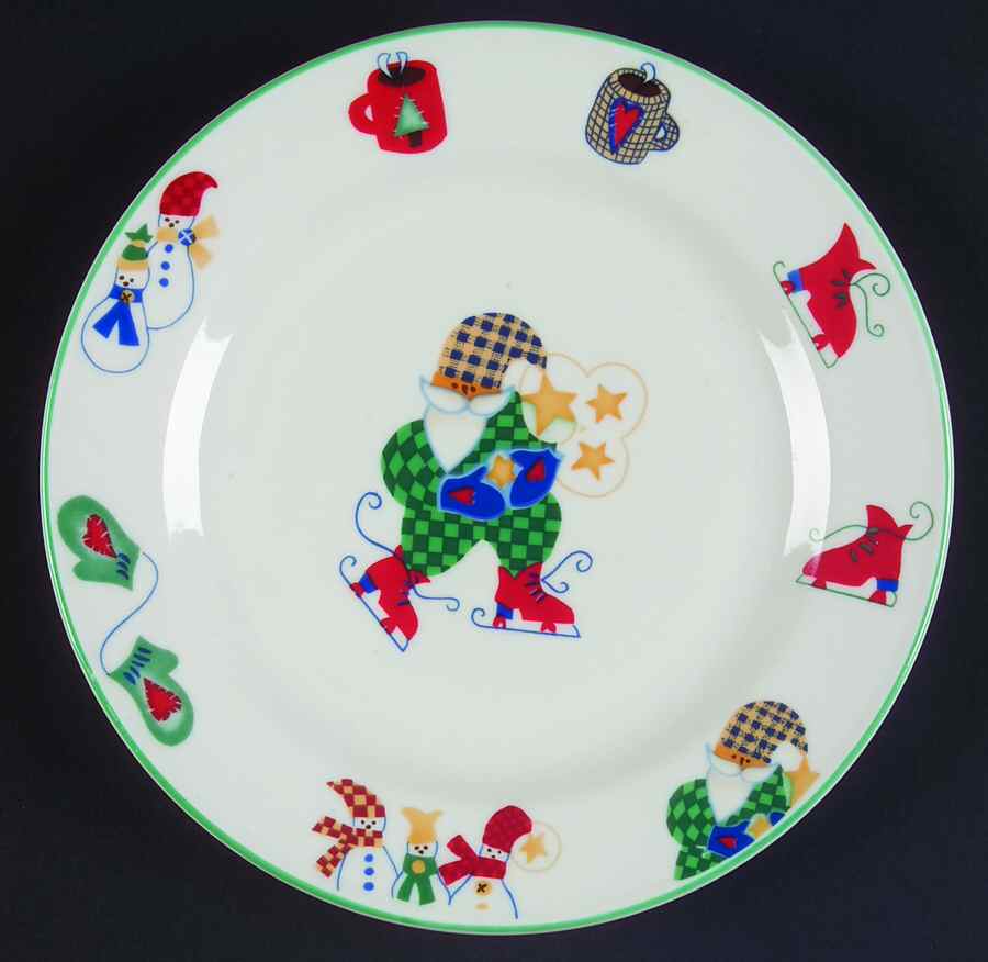Welcome Winter Salad Plate by RO Gregg-1