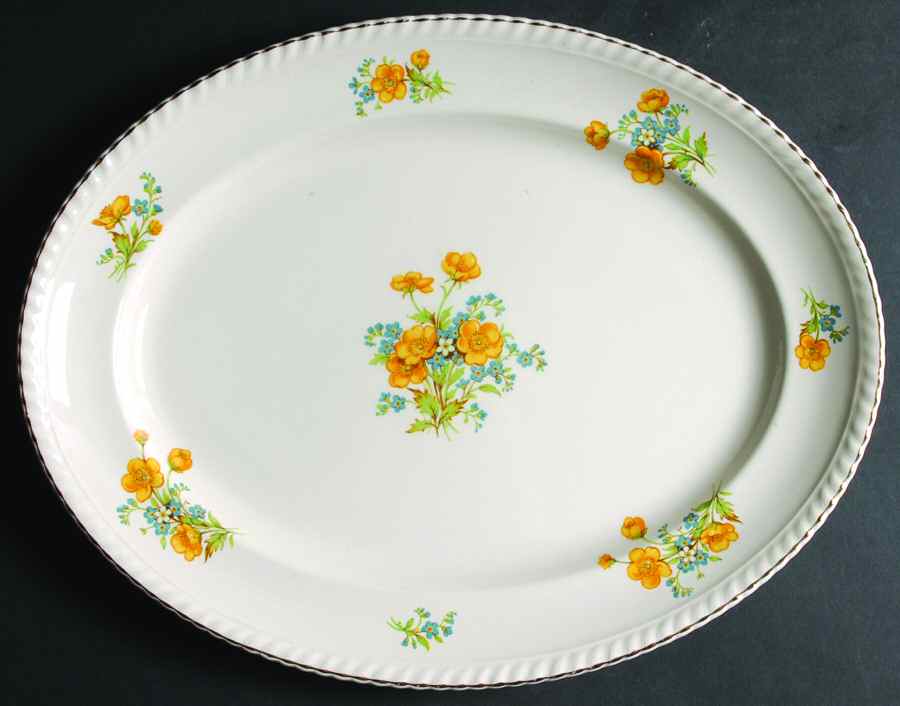 JB556 14" Oval Serving Platter by Johnson Brothers-1