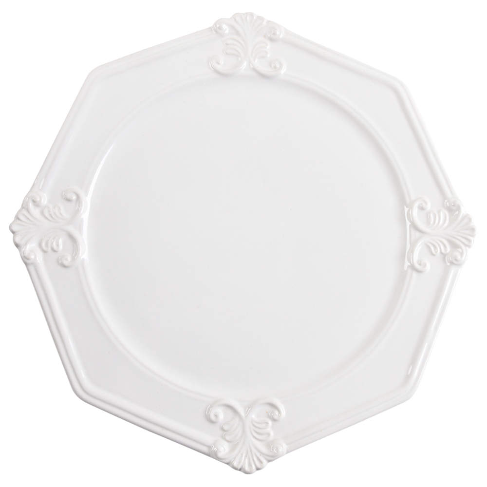 Vintage Ivory (Creamy White) Dinner Plate by JCPenney-1