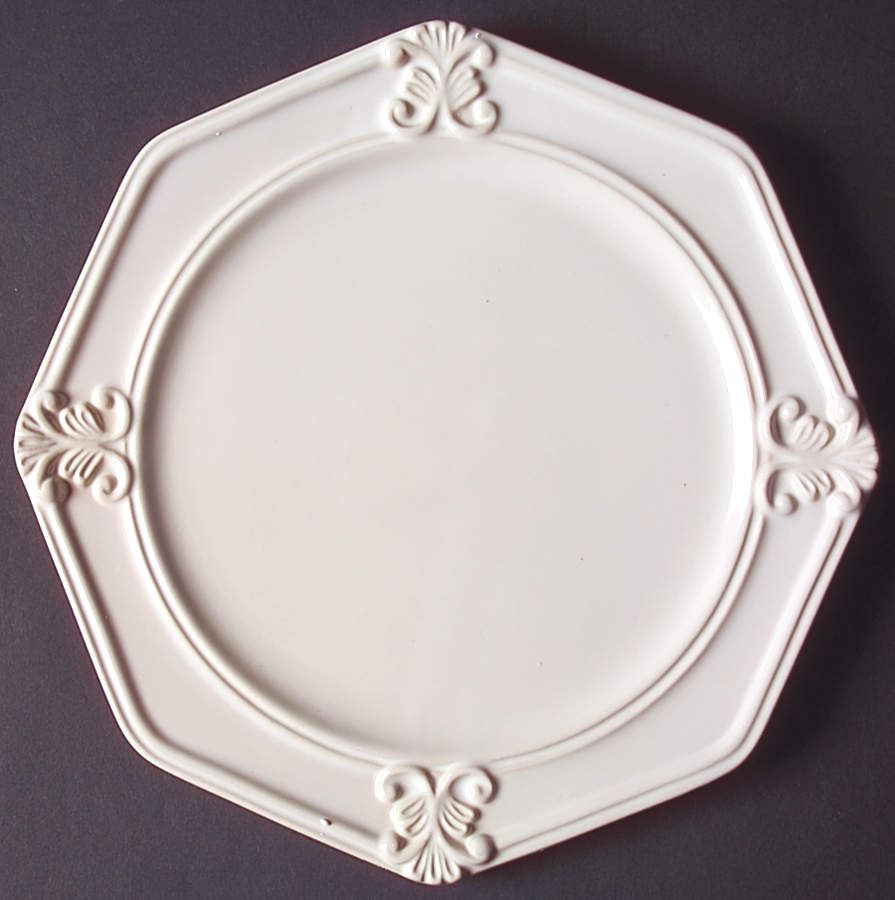 Vintage Ivory (Creamy White) Salad Plate by JCPenney-1