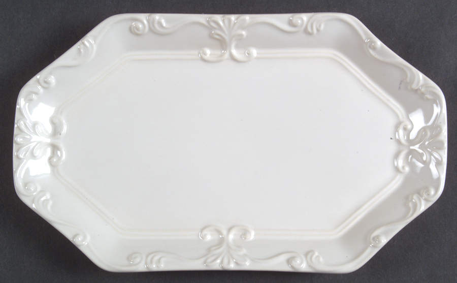 Vintage Ivory (Creamy White) Tray for Creamer & Sugar with Lid by JCPenney-1