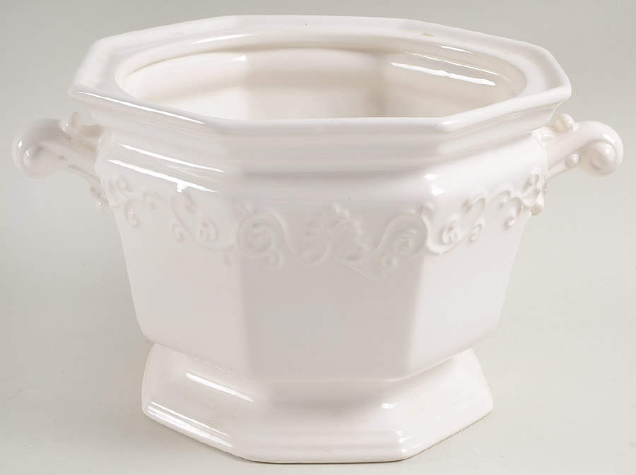 Vintage Ivory (Creamy White) Tureen No Lid by JCPenney-1