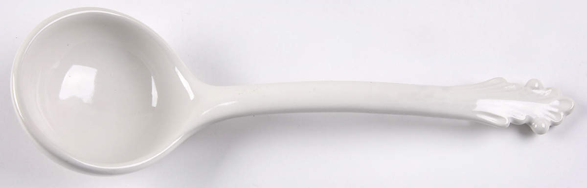 Vintage Ivory (Creamy White) Tureen Ladle by JCPenney-1