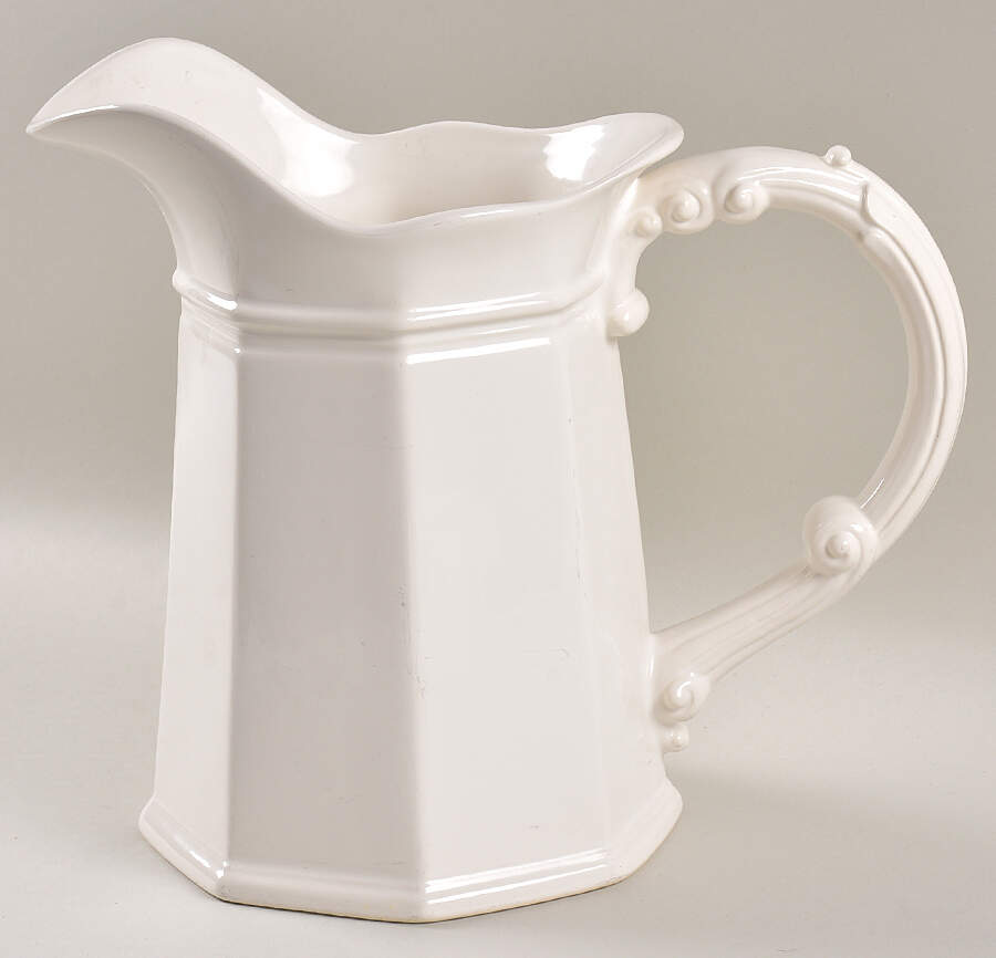 Vintage Ivory (Creamy White) 64 Oz Pitcher by JCPenney-1