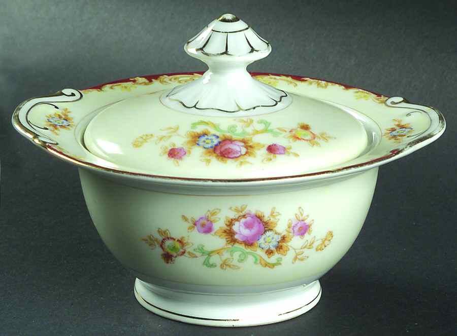 JAP223 Sugar Bowl & Lid by Japan-1