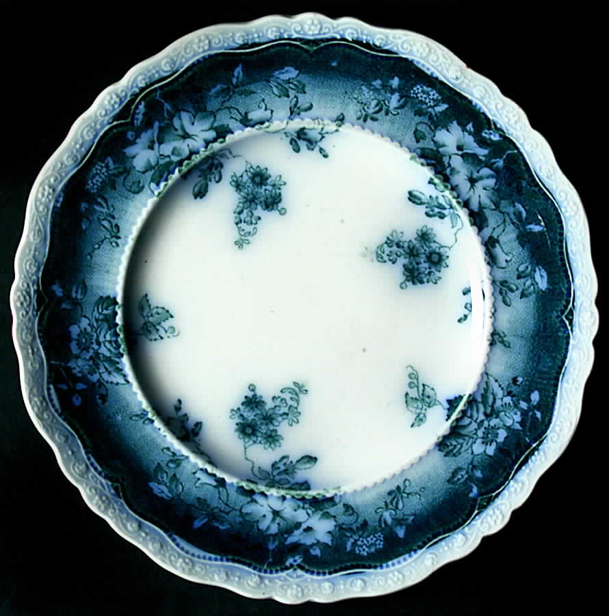 Clayton Blue Green Bread & Butter Plate by Johnson Brothers-1