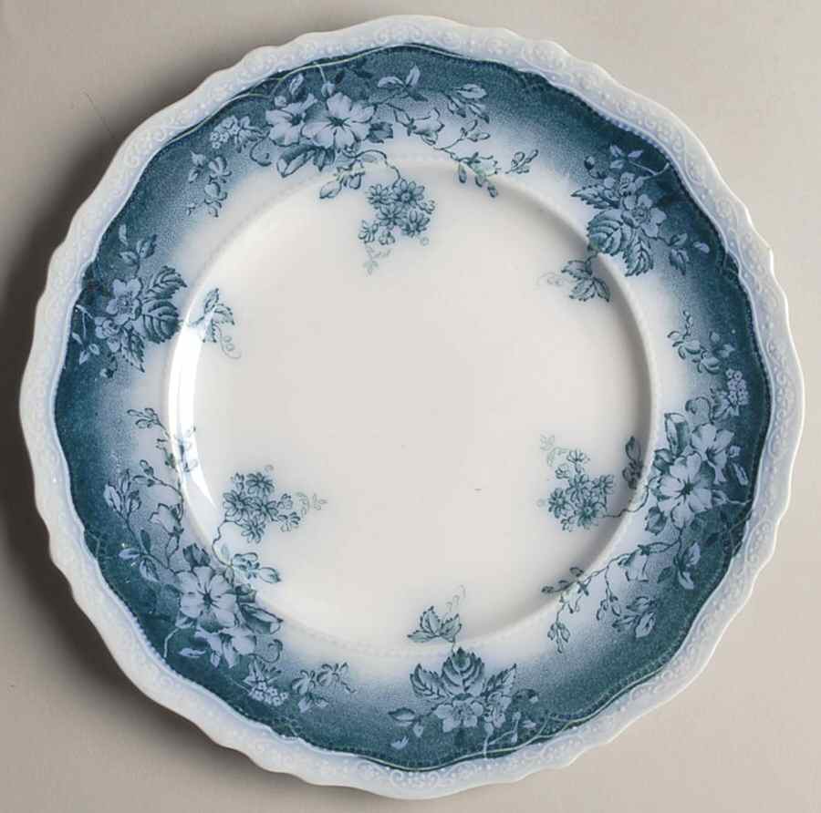 Clayton Blue Green Salad Plate by Johnson Brothers-1