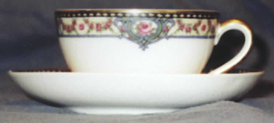JAP228 Flat Cup & Saucer Set by Japan-1
