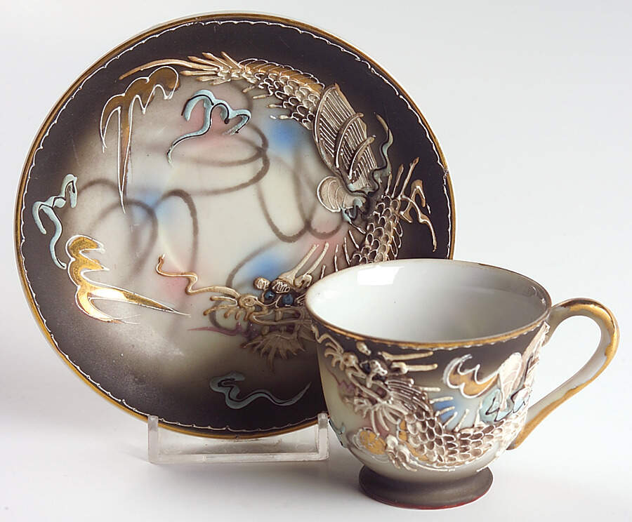 MOY25 Footed Demitasse Cup & Saucer Set by Moriyama-1